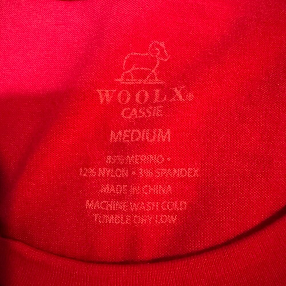 WoolX Cassie Dress Midi Length With Pockets "Viva Magenta" Pink - Picture 5 of 11